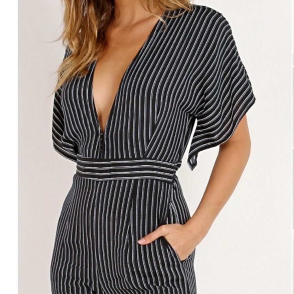 Faithfull the Brand Cedric Striped Jumpsuit